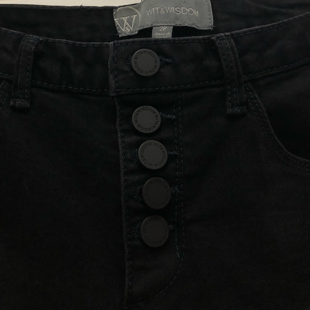 Petite Wit & Wisdom black jeans from Nordstrom